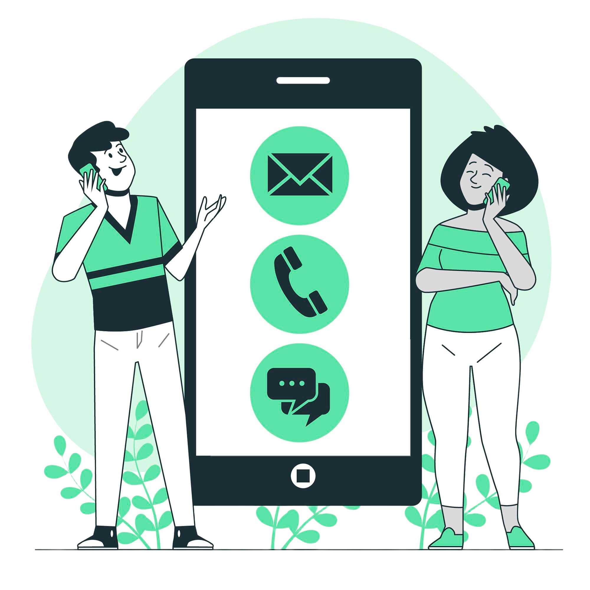 Contact Illustration